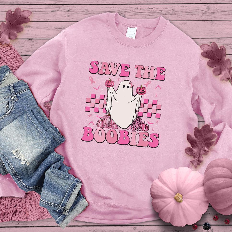 Save The Boobies Sweatshirt Colored Edition - Brooke & Belle