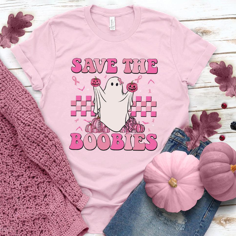 Save The Boobies T-Shirt Colored Edition - Brooke & Belle