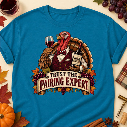 Trust The Pairing Expert Colored Print T-Shirt - Antique Sapphire - Brooke & Belle