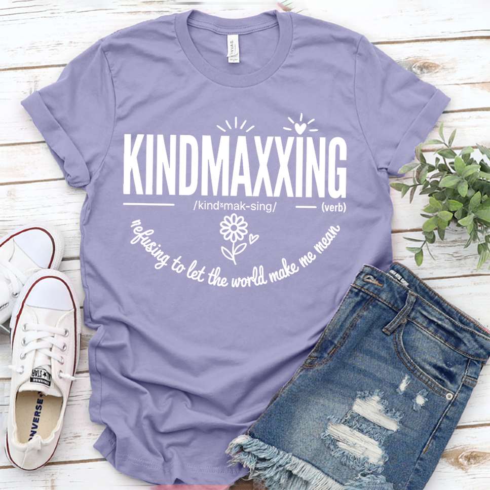 Kindmaxxing T-Shirt - Dark Lavender - Brooke & Belle