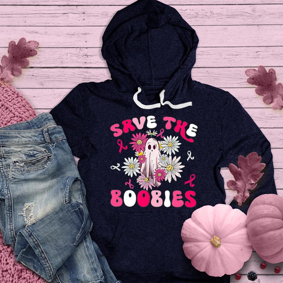 Save The Boobies Version 3 Hoodie Colored Edition - Brooke & Belle