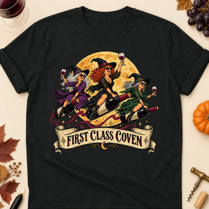 First Class Coven Colored Print T-Shirt - Black - Brooke & Belle