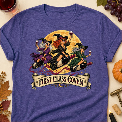 First Class Coven Colored Print T-Shirt - Heather Purple - Brooke & Belle