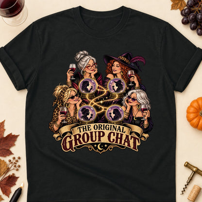 The Original Group Chat Colored Print T-Shirt - Black - Brooke & Belle