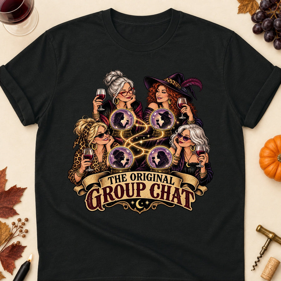 The Original Group Chat Colored Print T-Shirt