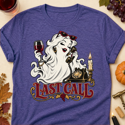 Last Call Colored Print T-Shirt - Heather Purple - Brooke & Belle
