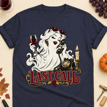 Last Call Colored Print T-Shirt - Navy - Brooke & Belle