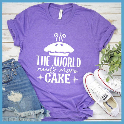 The World Needs More Cake T-Shirt Colored Edition - Brooke & Belle