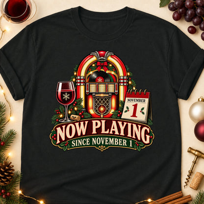 Now Playing Since November 1 Colored Print T-Shirt - Black - Brooke & Belle