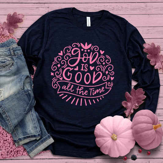 God Is Good Long Sleeves Pink Edition - Brooke & Belle