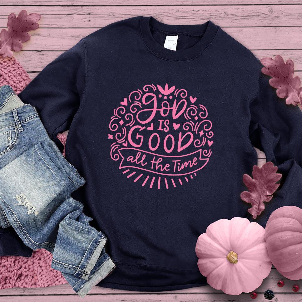 God Is Good Sweatshirt Pink Edition - Brooke & Belle