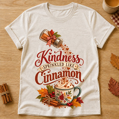 Kindness Cinnamon T-shirt - Heather Oatmeal - Brooke & Belle