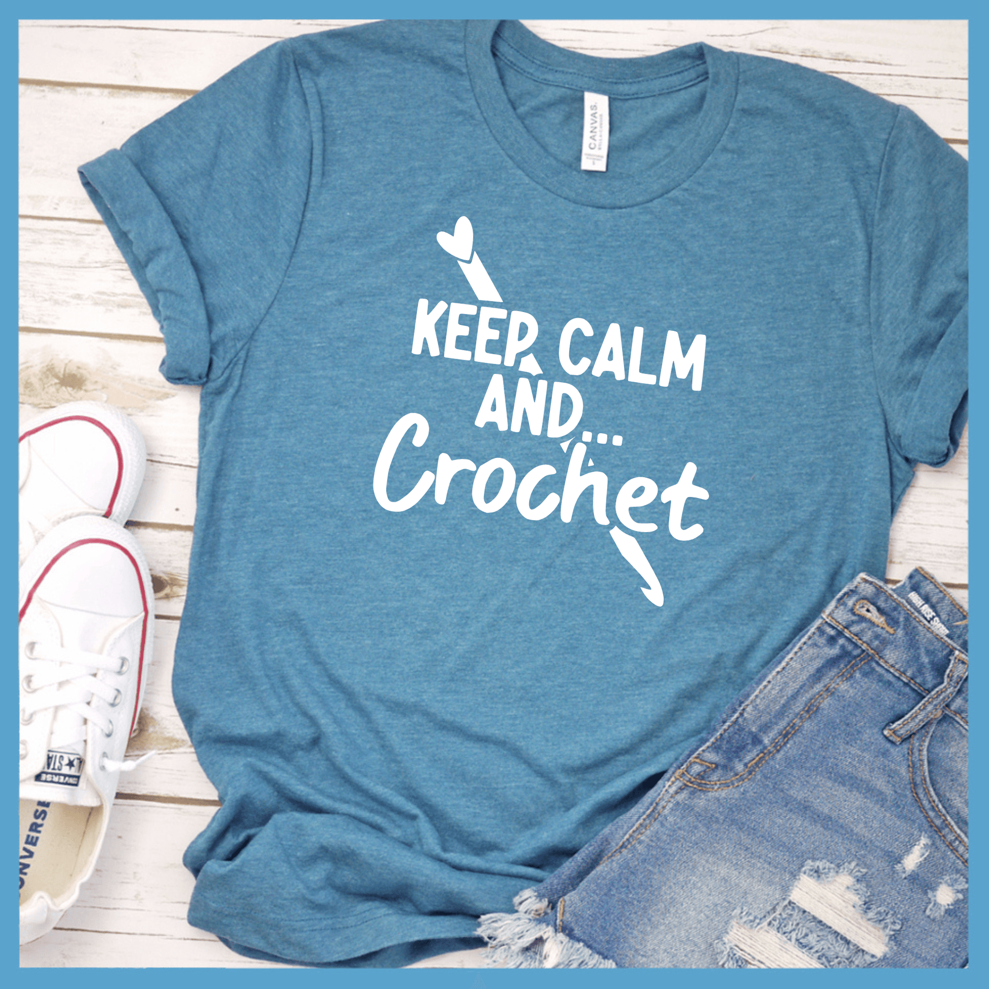 Keep Calm and Crochet T-Shirt - Brooke & Belle