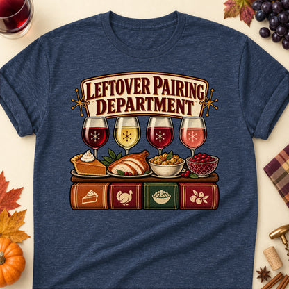 Leftover Pairing Department Colored Print T-Shirt - Heather Navy - Brooke & Belle