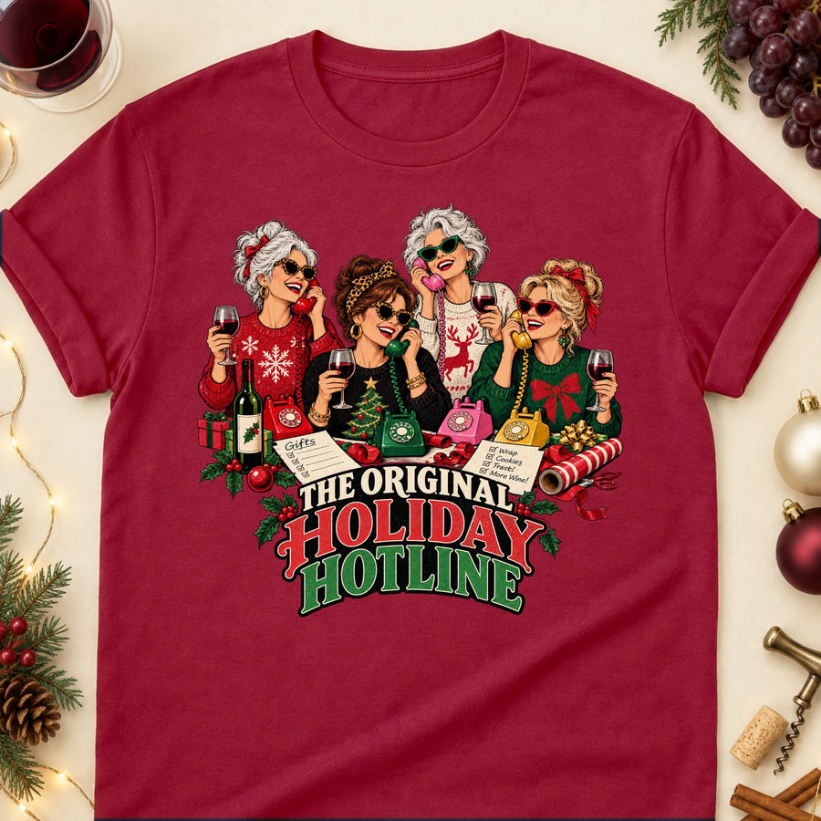 The Original Holiday Hotline Colored Print T-Shirt