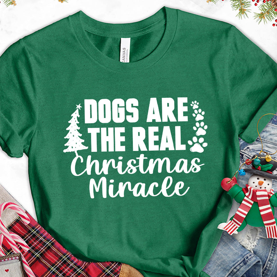 Dogs Are The Real Christmas Miracle T-Shirt