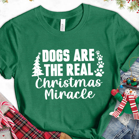 Dogs Are The Real Christmas Miracle T-Shirt