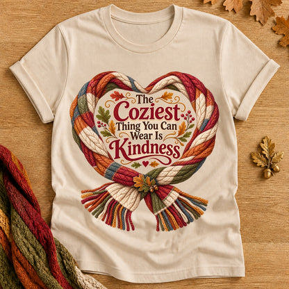Coziest Wear Kindness T-shirt - Sand - Brooke & Belle