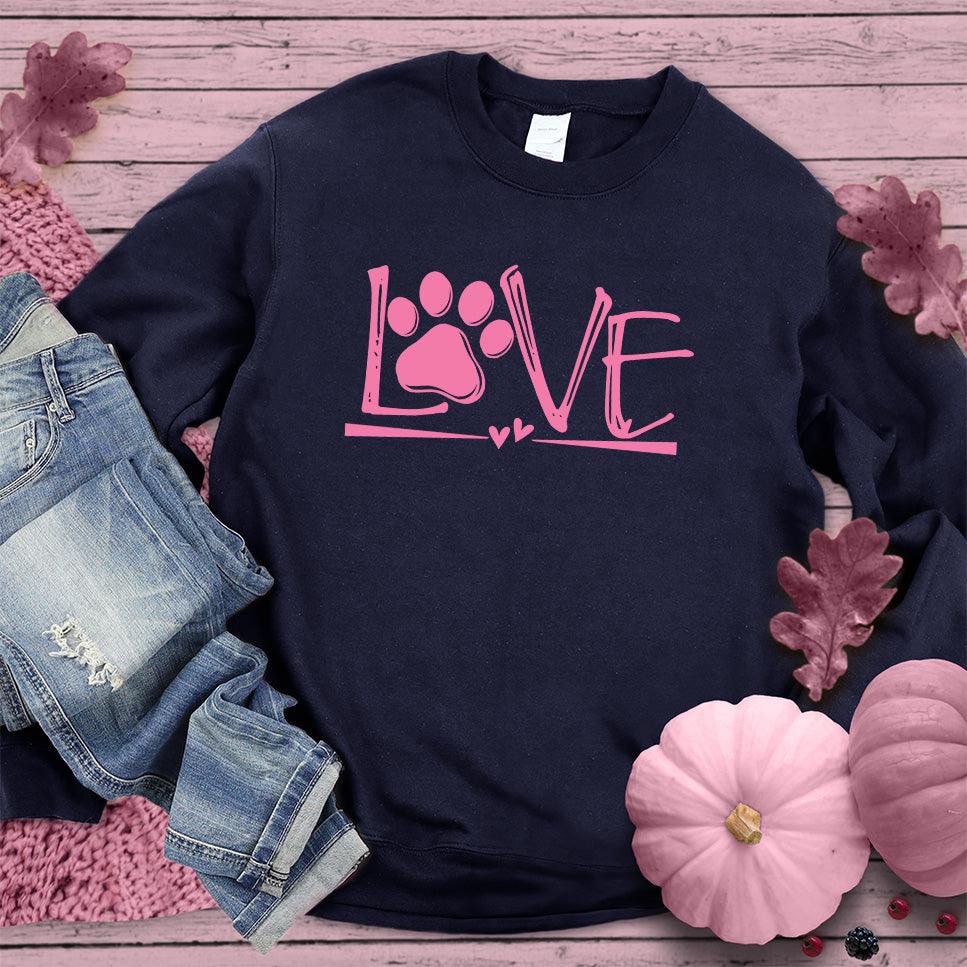 Dog Love Sweatshirt Pink Edition - Brooke & Belle