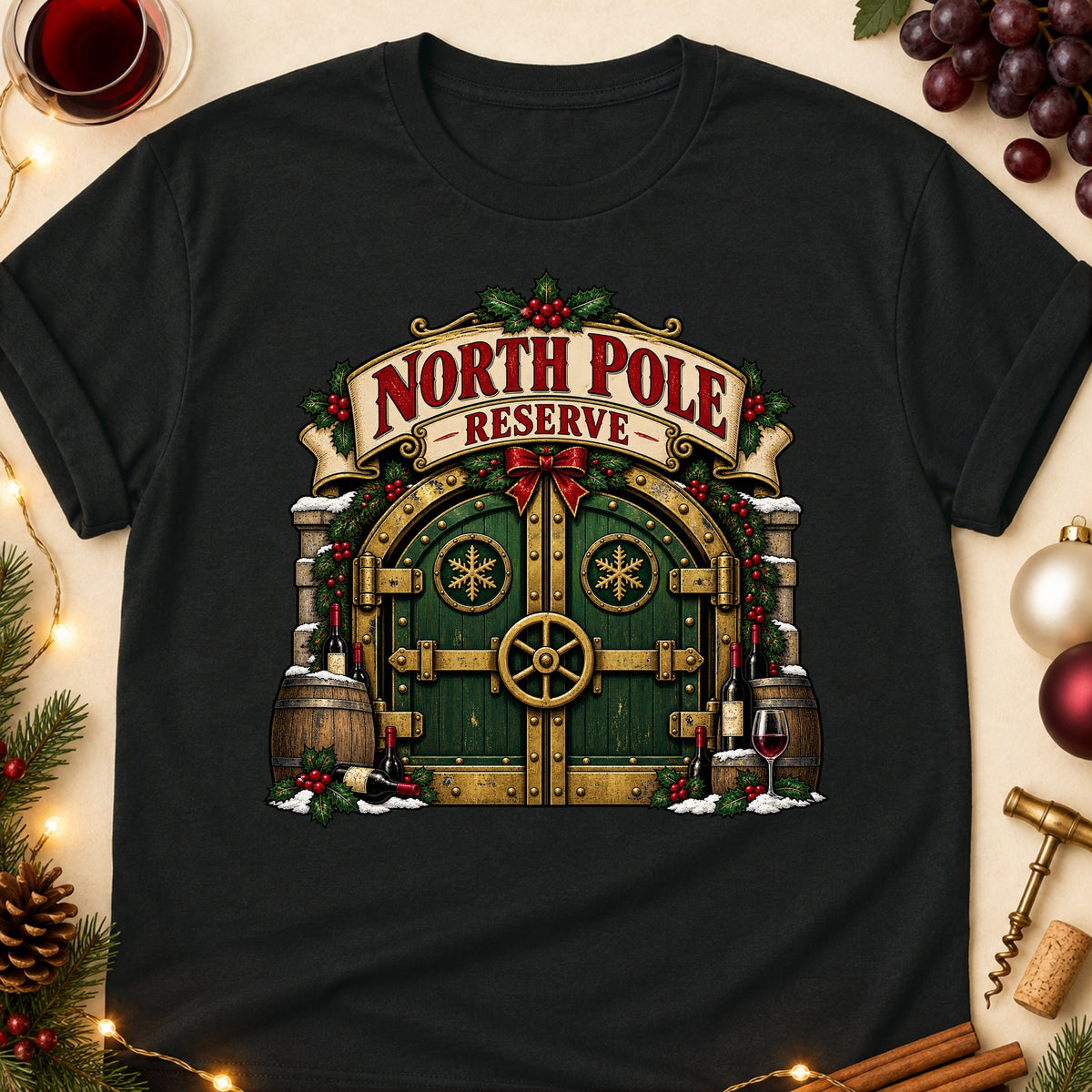 North Pole Reserve Colored Print T-Shirt - Black - Brooke & Belle