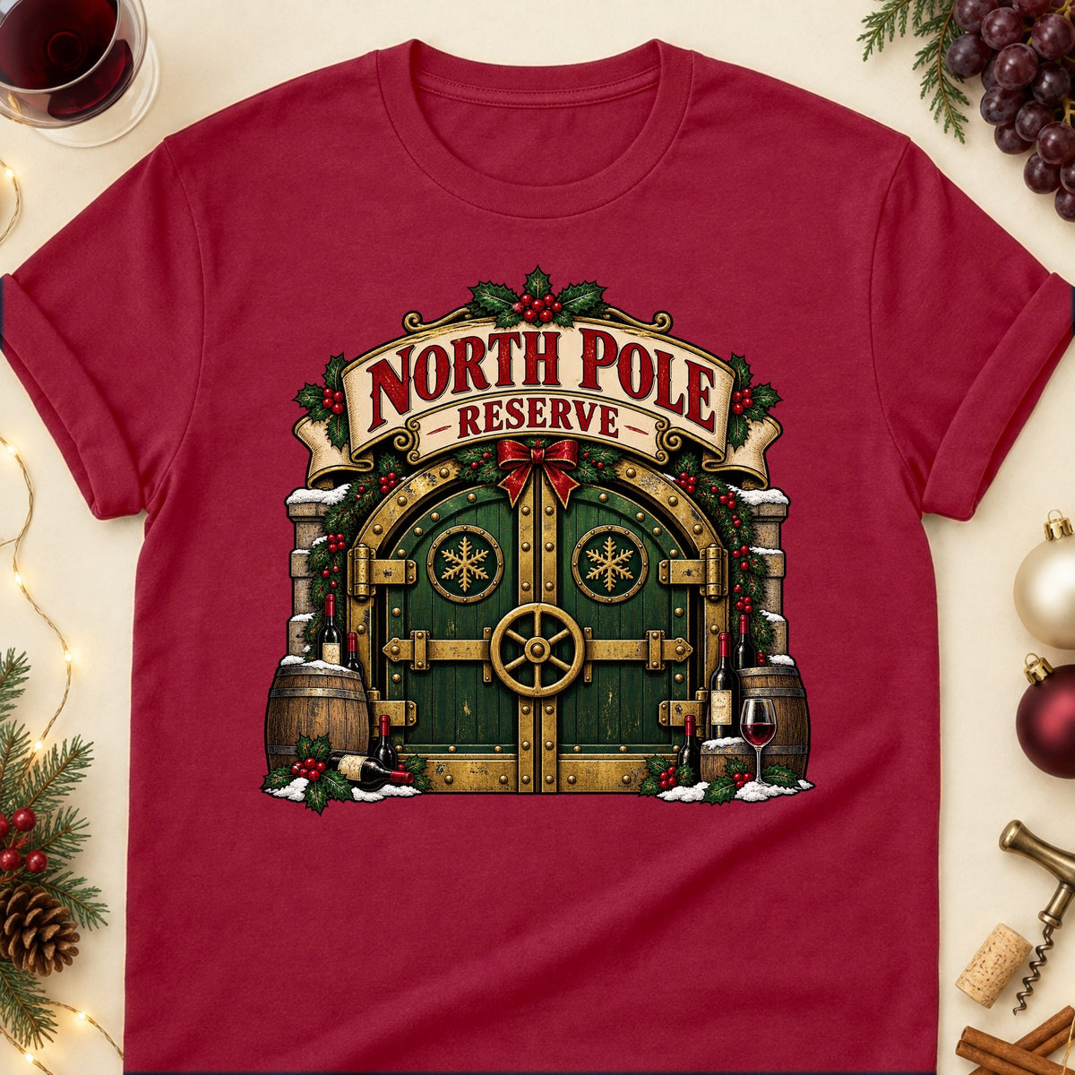 North Pole Reserve Colored Print T-Shirt - Cardinal Red - Brooke & Belle