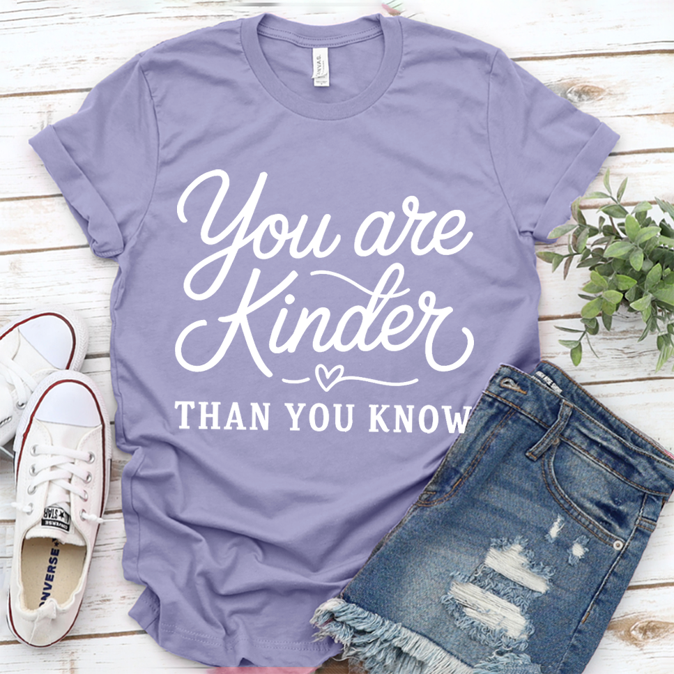 You Are Kinder Than You Know T-Shirt - Dark Lavender - Brooke & Belle
