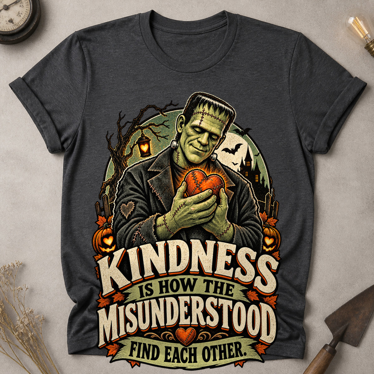 The Misunderstood T-shirt - Dark Heather - Brooke & Belle