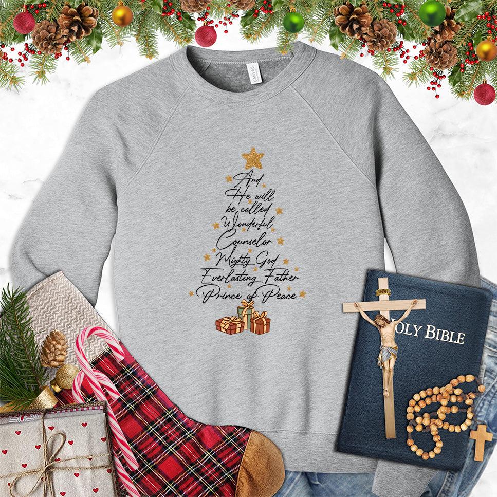And He Will Be Called Wonderful Counselor Colored Edition Sweatshirt - Brooke & Belle