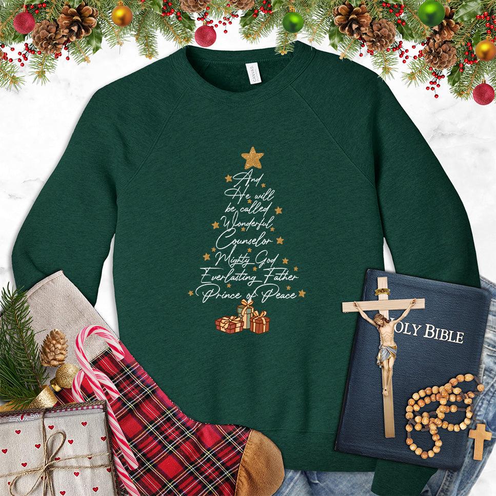 And He Will Be Called Wonderful Counselor Colored Edition Sweatshirt - Brooke & Belle