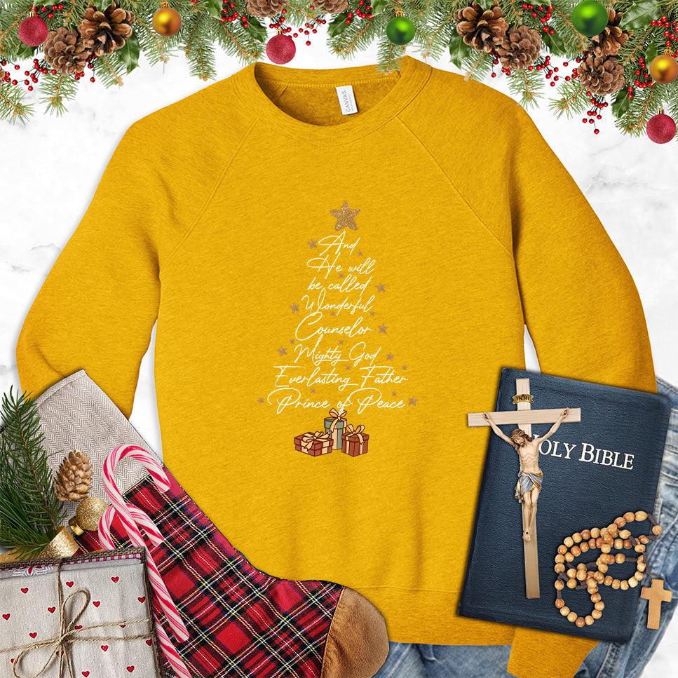 And He Will Be Called Wonderful Counselor Colored Edition Sweatshirt - Brooke & Belle