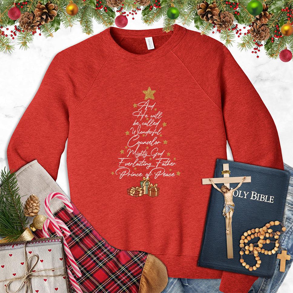 And He Will Be Called Wonderful Counselor Colored Edition Sweatshirt - Brooke & Belle