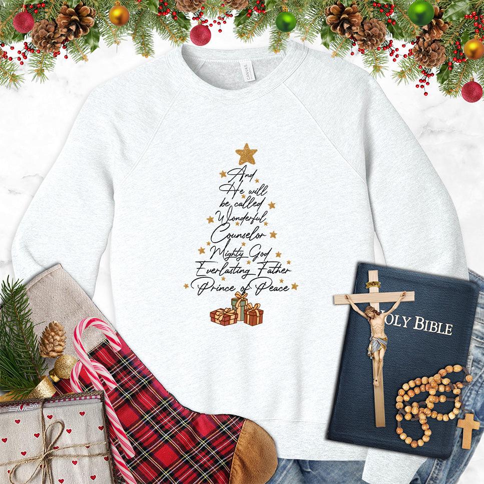 And He Will Be Called Wonderful Counselor Colored Edition Sweatshirt - Brooke & Belle
