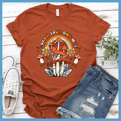 Grow Your Own Way T-Shirt Colored Edition