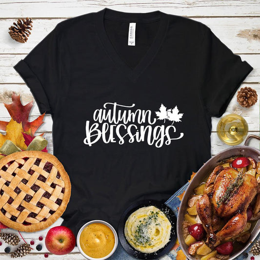 Autumn Blessings V-Neck - Brooke & Belle