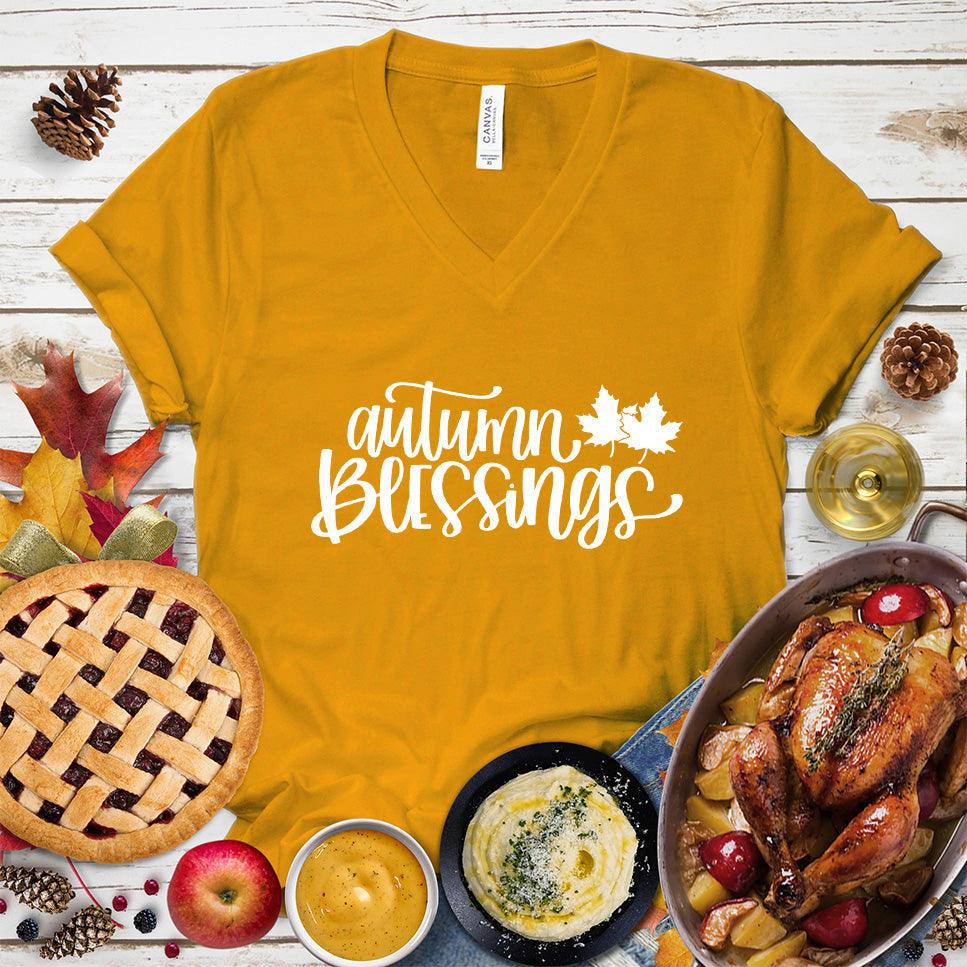 Autumn Blessings V-Neck - Brooke & Belle