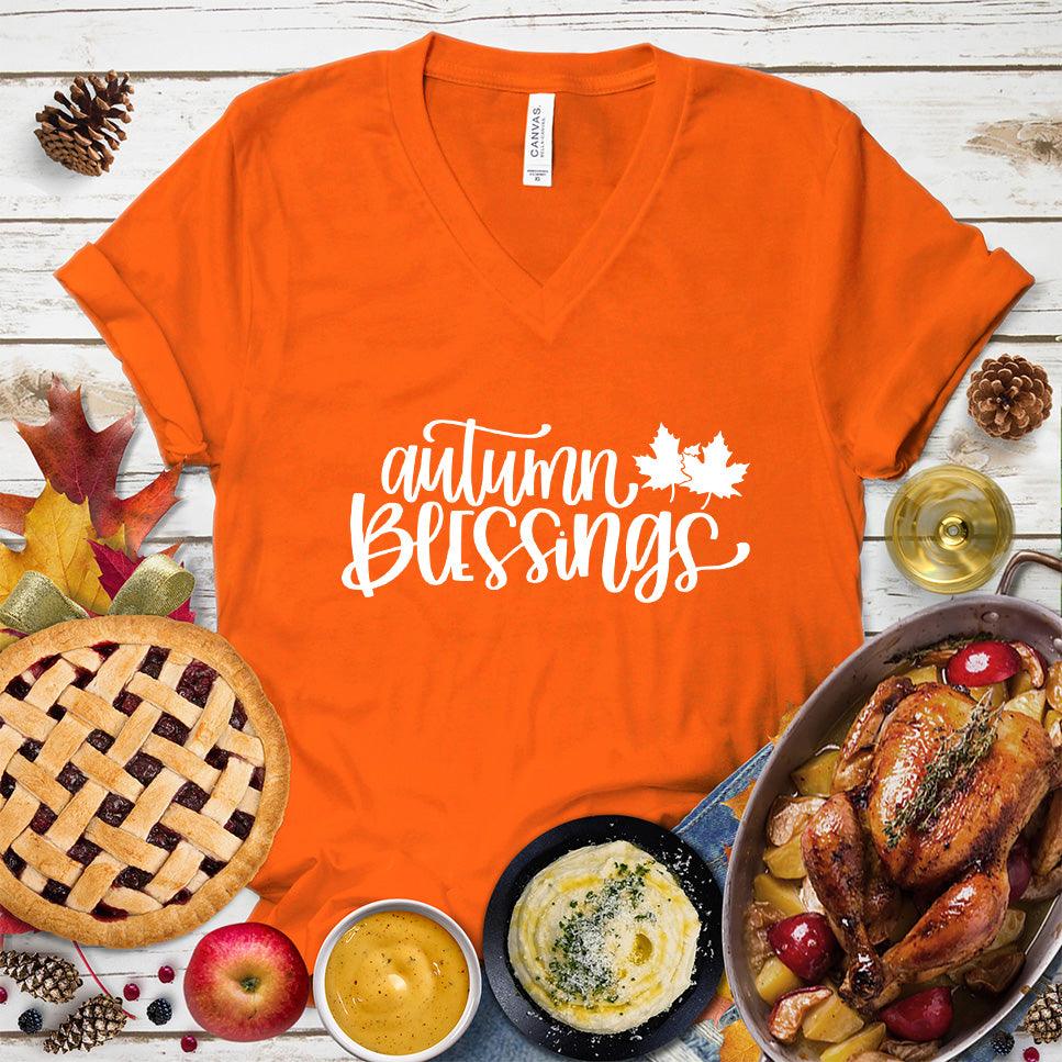 Autumn Blessings V-Neck - Brooke & Belle