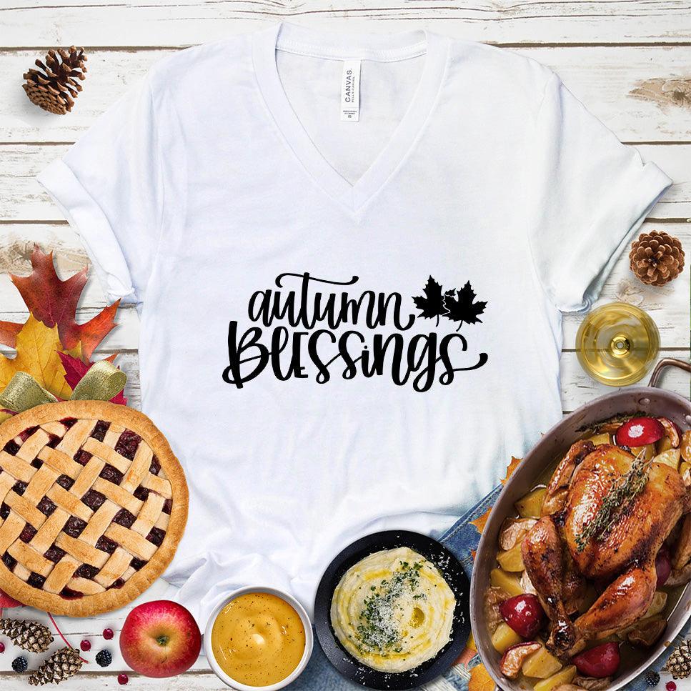 Autumn Blessings V-Neck - Brooke & Belle