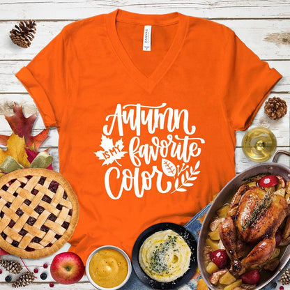 Autumn Is My Favorite Color Version 2 V-Neck - Brooke & Belle