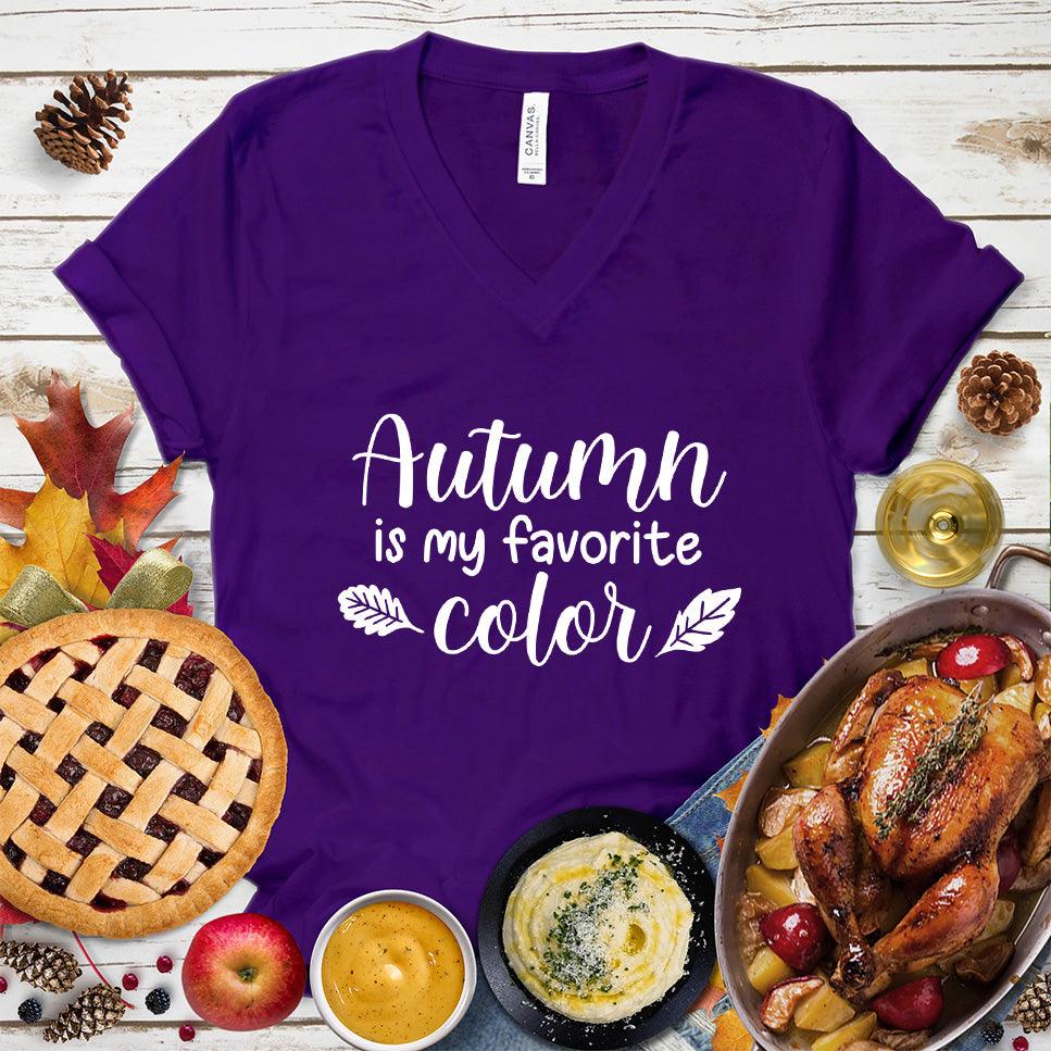 Autumn Is My Favorite Color V-Neck - Brooke & Belle