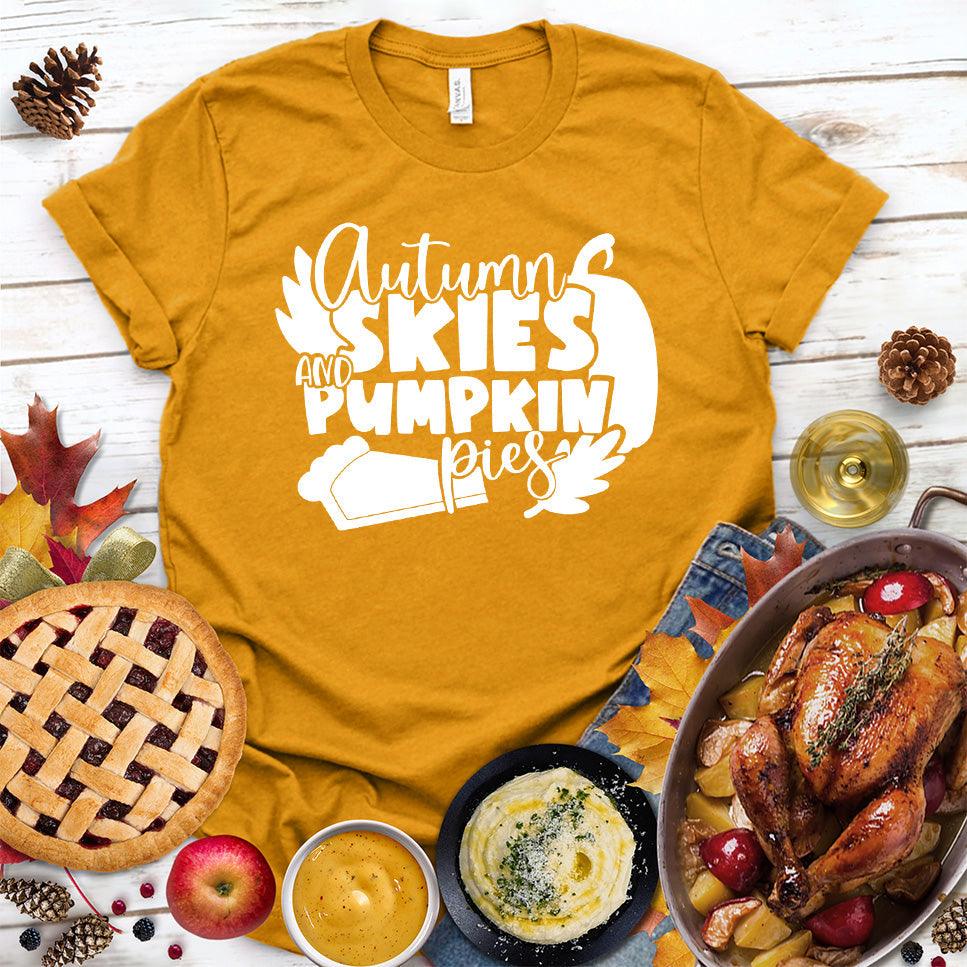 Autumn Skies And Pumpkin T-Shirt - Brooke & Belle