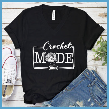 Crochet Mode On  V-Neck - Yarn Mode Edition