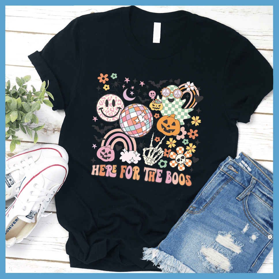 Here For The Boos T-Shirt Colored Edition - Brooke & Belle