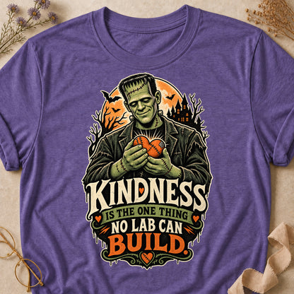 Kindness Is The One Thing No Lab Can Build Colored Print T-Shirt - Heather Purple - Brooke & Belle