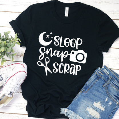 Sleep Snap Scrap T-Shirt