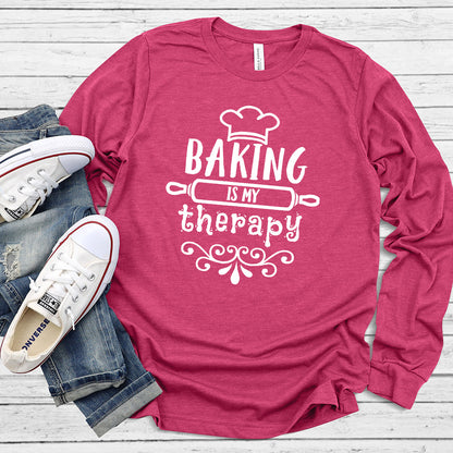 Baking Is My Therapy Long Sleeves