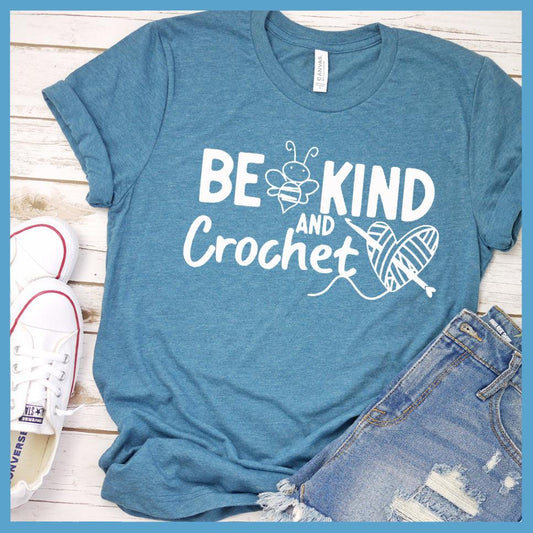 Be Kind And Crochet T-Shirt - Brooke & Belle