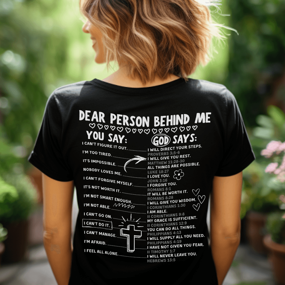 You Say, God Says T-Shirt Colored Edition