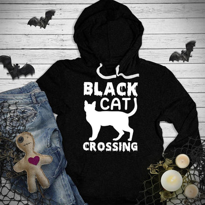 Black Cat Crossing Hoodie - Brooke & Belle