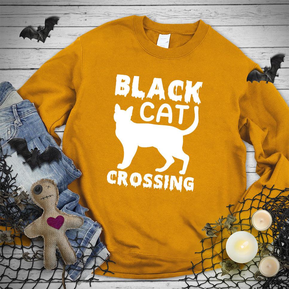 Black Cat Crossing Sweatshirt - Brooke & Belle