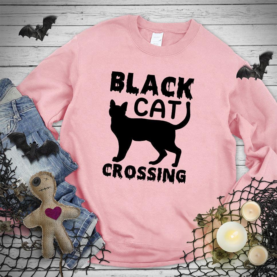 Black Cat Crossing Sweatshirt - Brooke & Belle